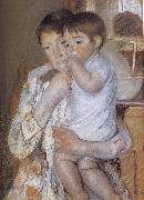 Mary Cassatt Child  in mother-s arm oil painting reproduction